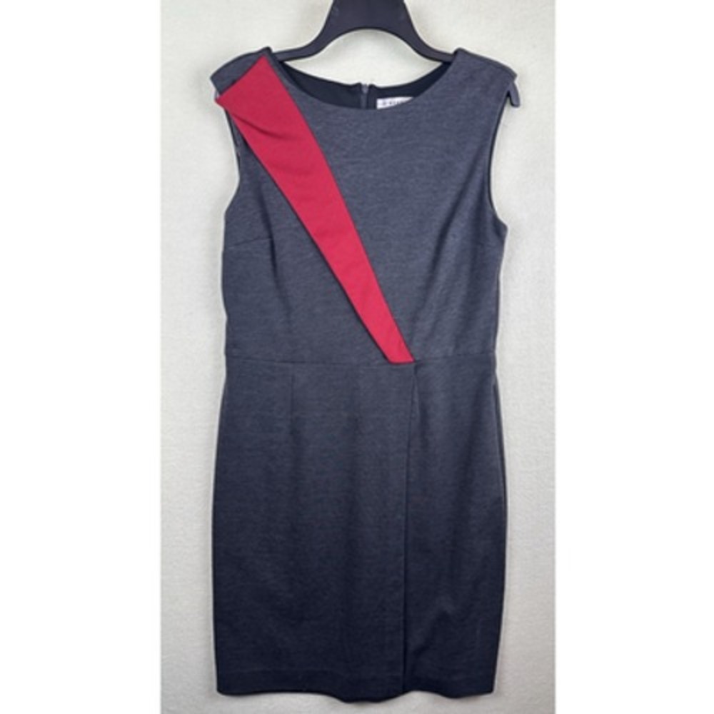 AA Studio AA A Line Dress Womens Size 12 Black Knee Length Stretch Sleeveless